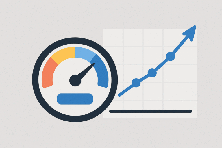 نمودار شاخصه سرعت بارگذاری یک سایت در جذب مخاطب