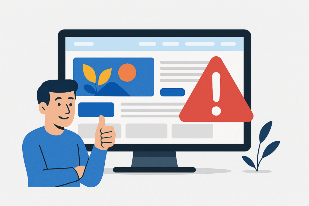 هشدار درباره اشتباهات رایج در طراحی وبسایت