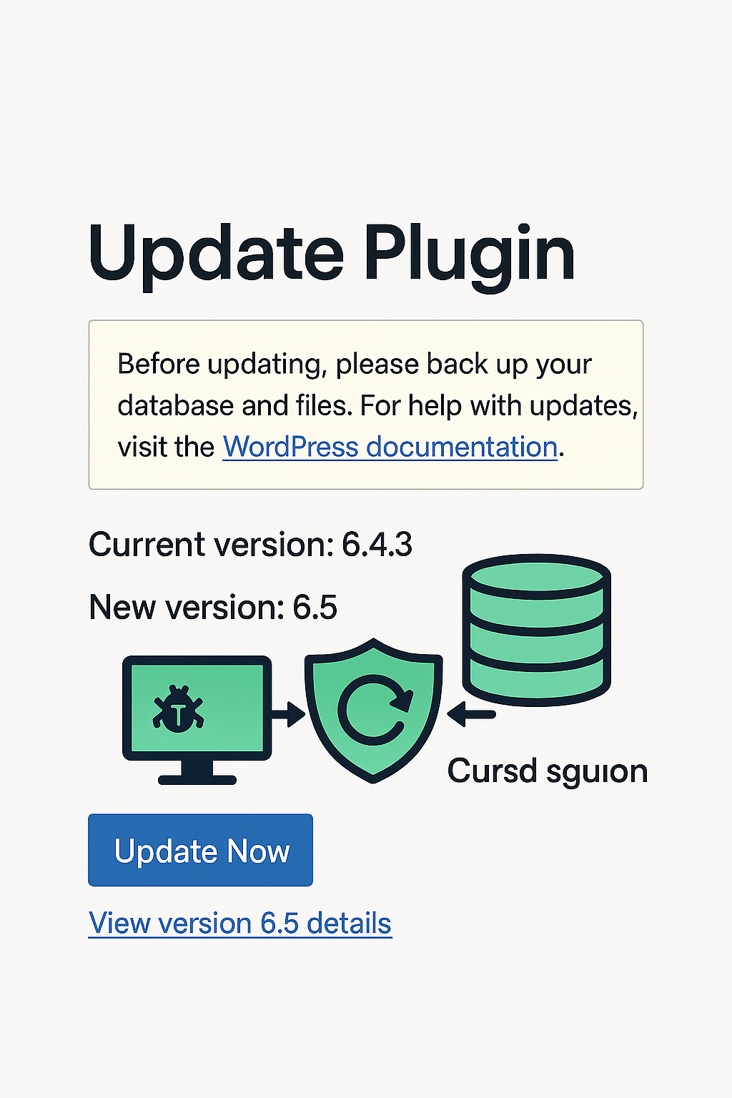 محیط تست آپدیت افزونه