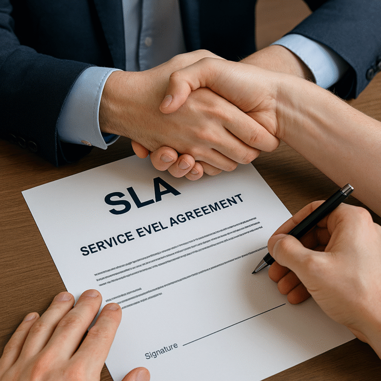 نمونه قرارداد SLA